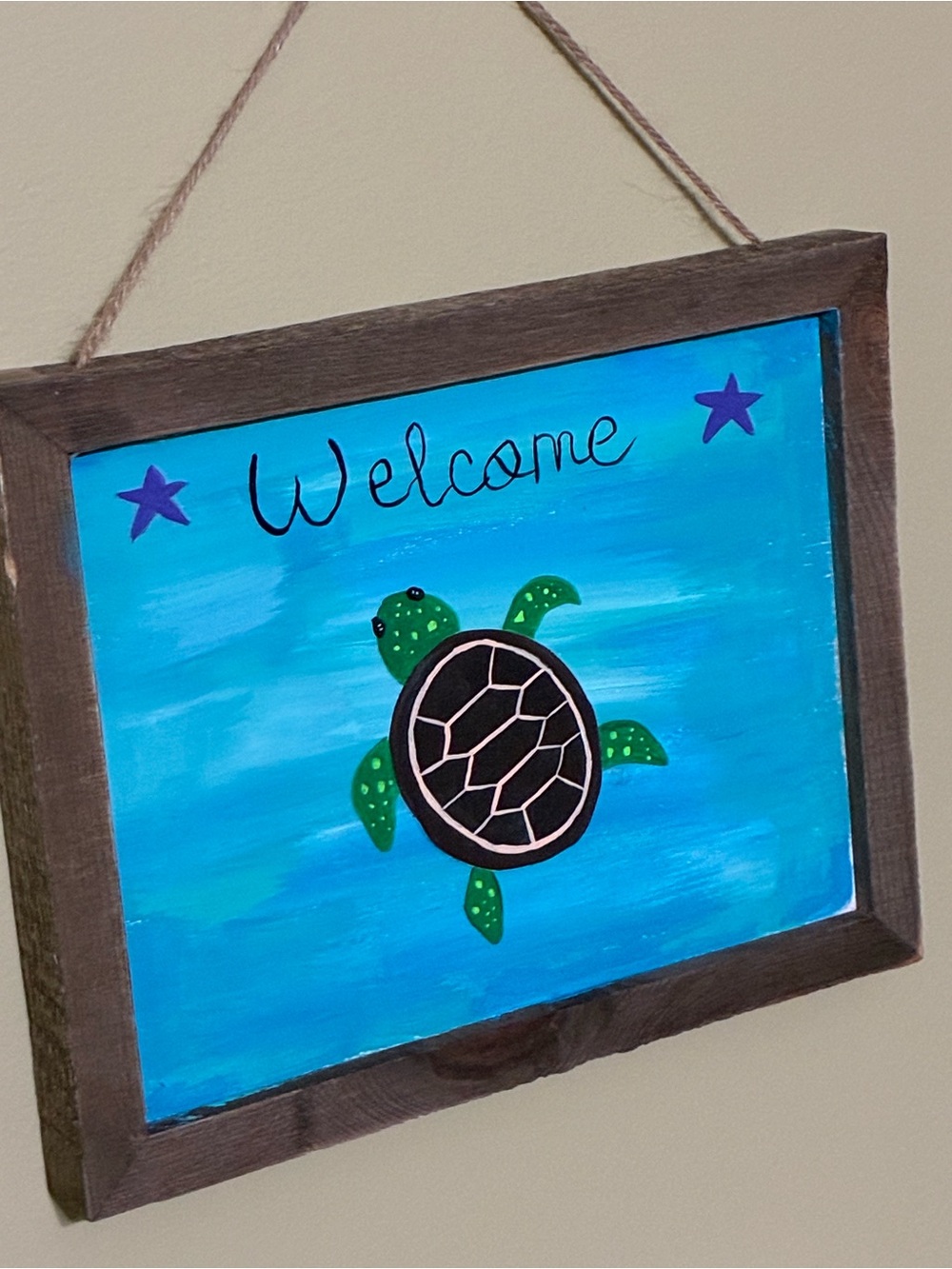 Turtle Welcome Sign - Picture 3 of 3